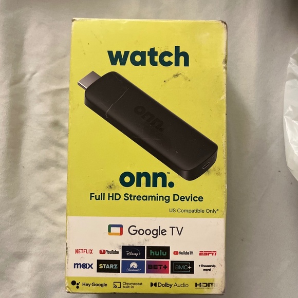 ONN Full HD HDMI Streaming Device 📺 Google TV – Port Warwick, Newport News - Picture 1 of 2
